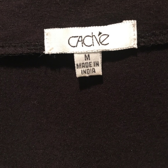 Black Cache top with sequin detail - Picture 4 of 6